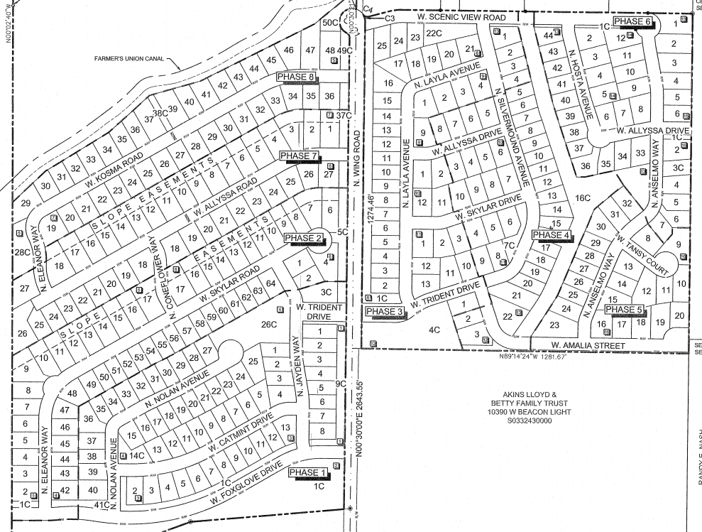 Trident Subdivision Master Plan